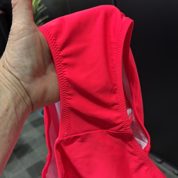 Tempt Me Sweetheart criss cross padded top w/tie back,ruched high waist bottoms - Picture 10 of 10